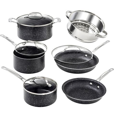 granitestone pots and pans|best 10 inch granite pan.